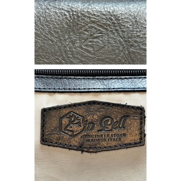 In Pell by Valentina Made in Italy Black Leather Backpack - Picture 8 of 17